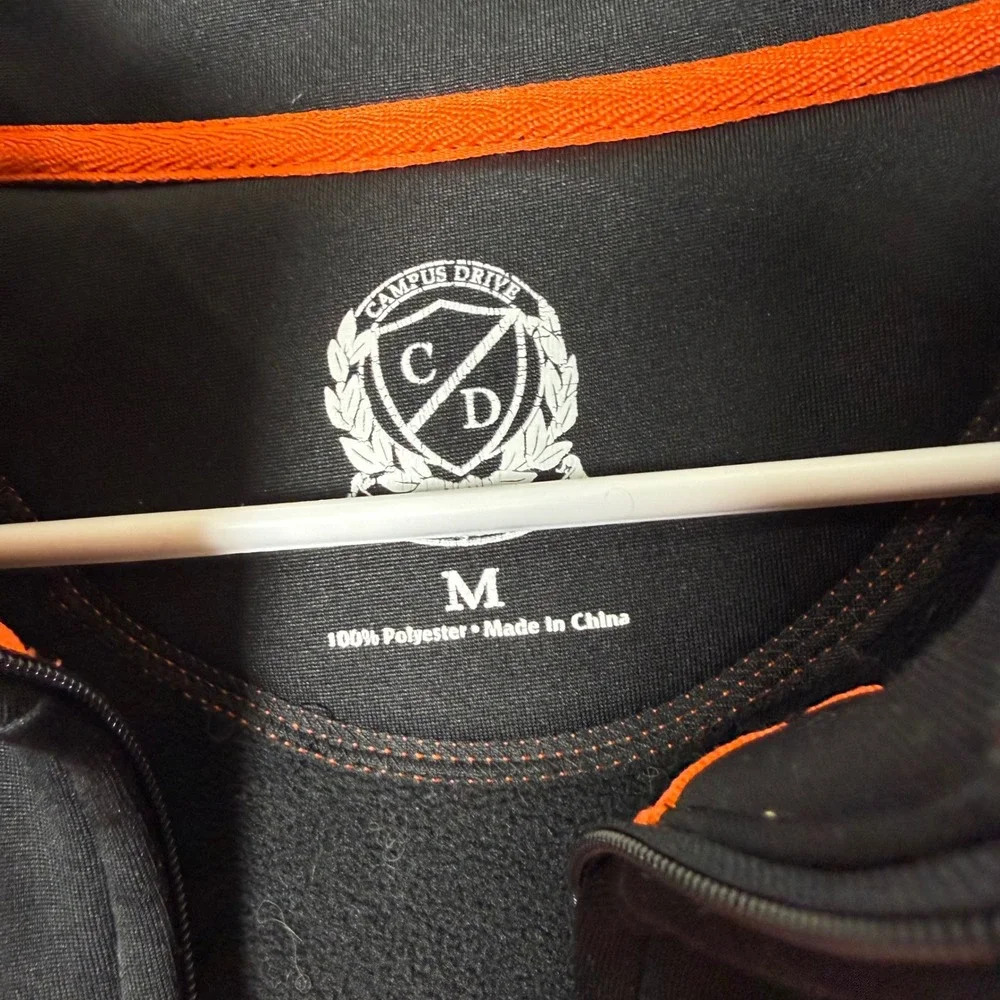 OSU Beavers‎ Men's Full Zip Track Jacket Black Orange Athletic Sz M